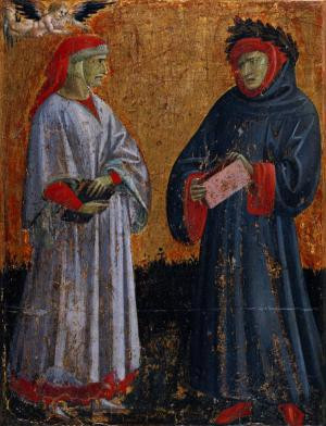 Francesco Petrarch (on right) climbed Mont Ventoux in southern France ...