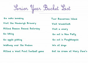 Bucket List Quotes A senior year bucket list!