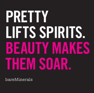 Pretty Lifts Spirits,Beauty Makes Them Soar ~ Beauty Quote