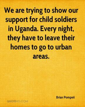 ... . Every night, they have to leave their homes to go to urban areas