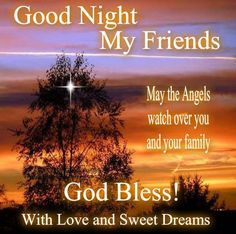 Have a Blessed Evening everyone, Good Night! :)