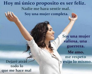 Soy una mujer completa, valiosa