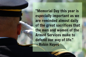 ... our soldiers do for our country, and thus they should be remembered