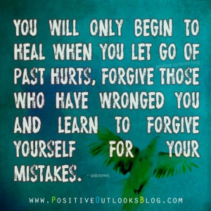 Forgive Yourself For Your Mistakes