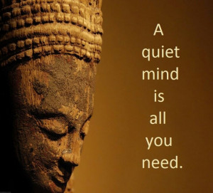The Need: A Quiet Mind
