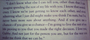 Swoon - Quote from The Choice by Nicholas Sparks