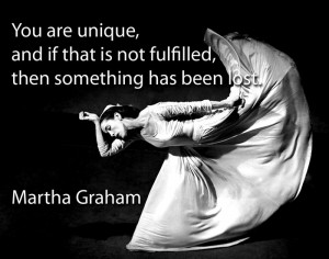 Photo quotes: Martha Graham on individuality
