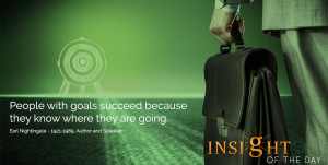 motivational quote: People with goals succeed because they know where ...