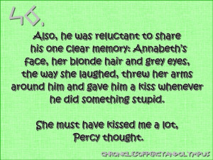 Percy Jackson - Son of Neptune best and sweetest quote I have ever ...