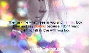 Falling in love too fast quotes