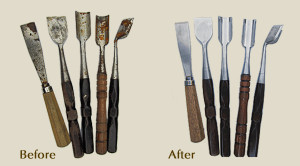 Frozen Images Chisel Repair - Before & After