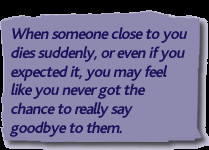 Quotes About Someone Dying Suddenly ~ A Quotes and Sayings on ...
