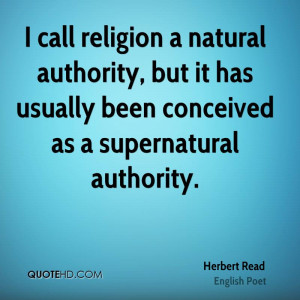 call religion a natural authority, but it has usually been conceived ...