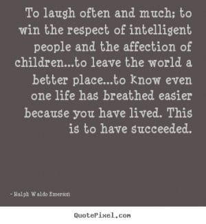 Ralph Waldo Emerson Quotes Success