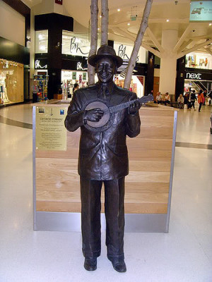 There are at least TWO george Formby Statues. How many Tiny Tims?