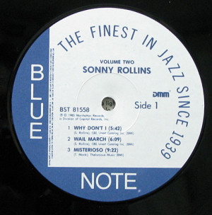sonny rollins vol 2 blue note