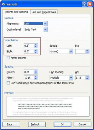 Easily Create Block Quotes in Word 2007