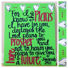 Custom Scripture or Quote Painting 16X20 Canvas by graceelliott10, $33 ...