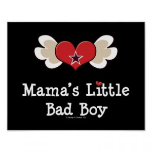 mamas_little_bad_boy_funny_baby_kids_poster ...