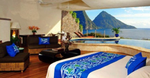 Room with a View , Jade Mountain Resort , St. Lucia