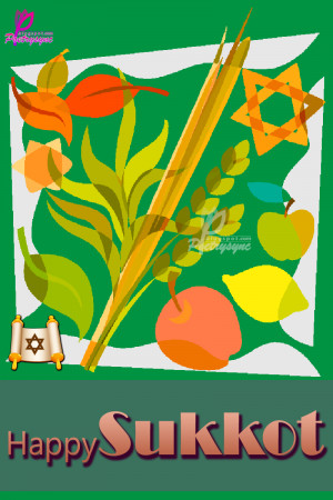 Sukkot Festival Greetings Cards with Wishing Quotes