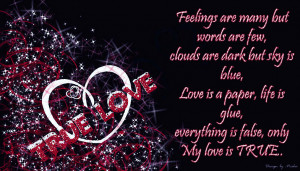 Awesome true love feelings wallpaper ! True love quotes for you ! True ...