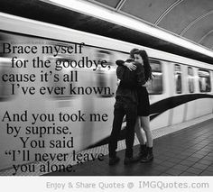 Sad Goodbye Quotes | Sad Quotes Brace myself for the goodbye