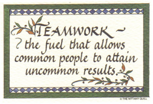 ... Quote Collections :: Encouragement / Motivational :: #110 Teamwork