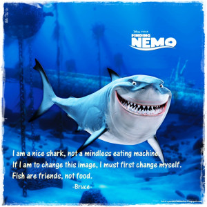 Nemo Shark Quotes http://quotetoremember.blogspot.com/2013/01/finding ...