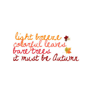 Autumn Tumblr Quotes Autumn quote i love the fall