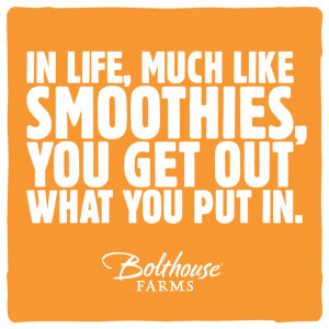 Life is like Smoothies