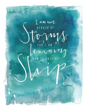 ... Art 8x10 Print Learning to Sail My Ship by KristinsPaperie, $16.00