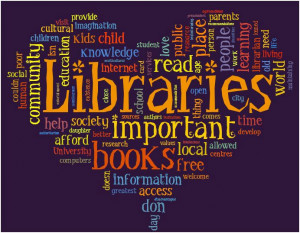 Thanks, Phil Bradley , for the library word art!)