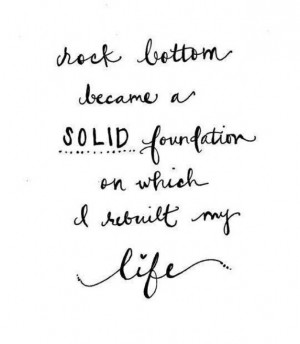 Rock bottom quote