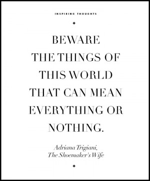 Inspiring Thoughts: The Shoemakers Wife