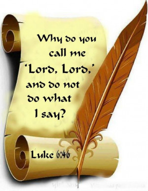 ... we're proclaiming, we risk losing our credibility.