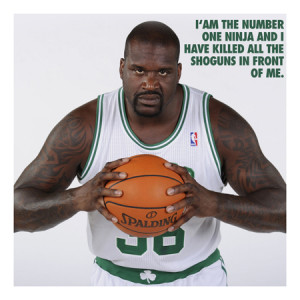 Shaquille O'Neal Quote Canvas Art Print