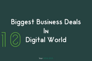 10 Biggest Business Deals of 2014-15 in Digital World Infographic
