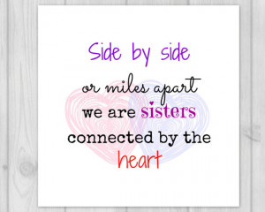 Sister Quote - Sister Gifts - Printable Art- Printable Quote - Gift ...