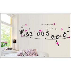 The Birds Will Sing For Us Wall Sticker