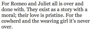 Romeo and Juliet quote