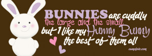 Cute Bunny Easter Facebook Timeline Cover