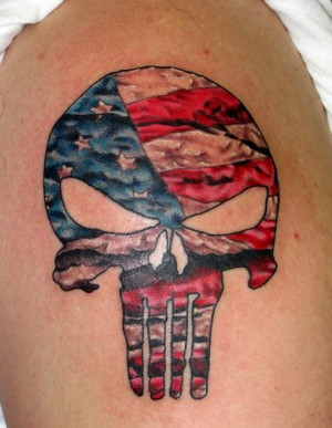 tatto punisher skull tattoo