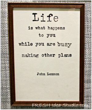 After I created each of these, printed them and popped them in some ...