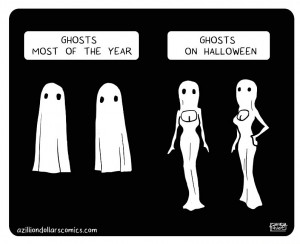 Halloween ghosts