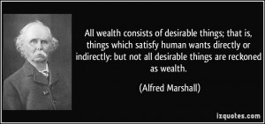 Alfred Marshall Quote