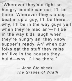 Grapes of Wrath quote - John Steinbeck
