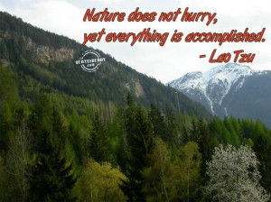... www.oyegraphics.com/quotes/achievement-quotes/nature-does-not-hurry