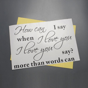 Love You More Than Words Can Say Quotes How can i say i love u quote