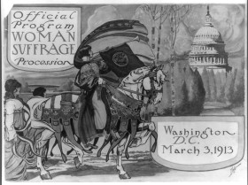The official program for the March 3, 1913, National American Woman ...